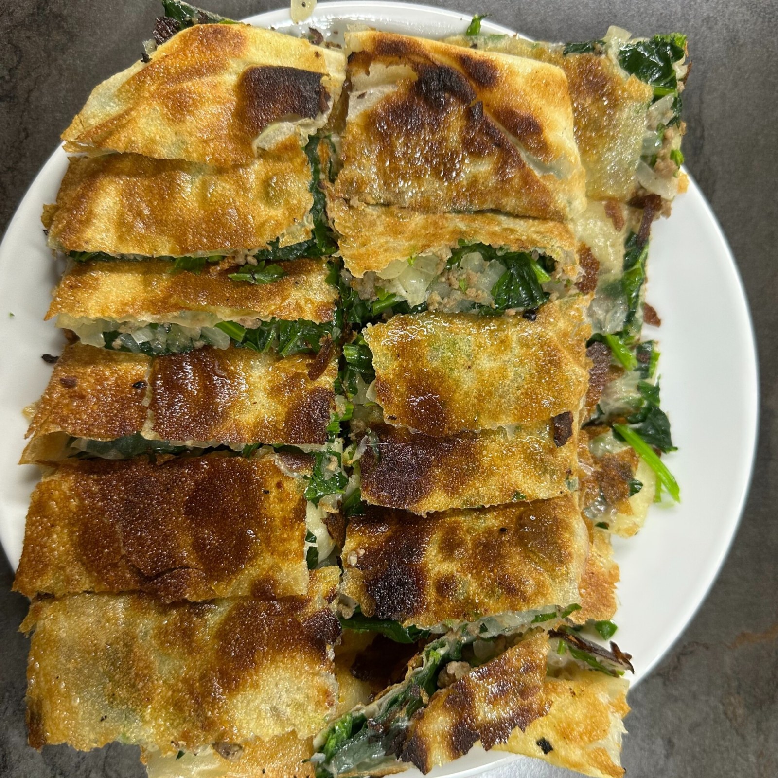 Ispanaklı Yumurtalı Börek