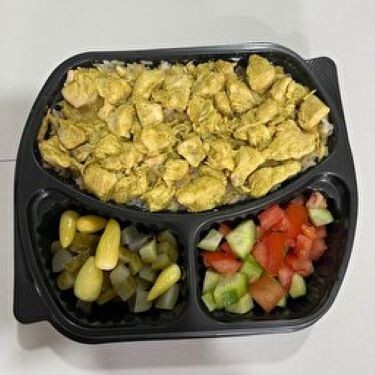 Körili Tavuklu Nohutlu Pilav