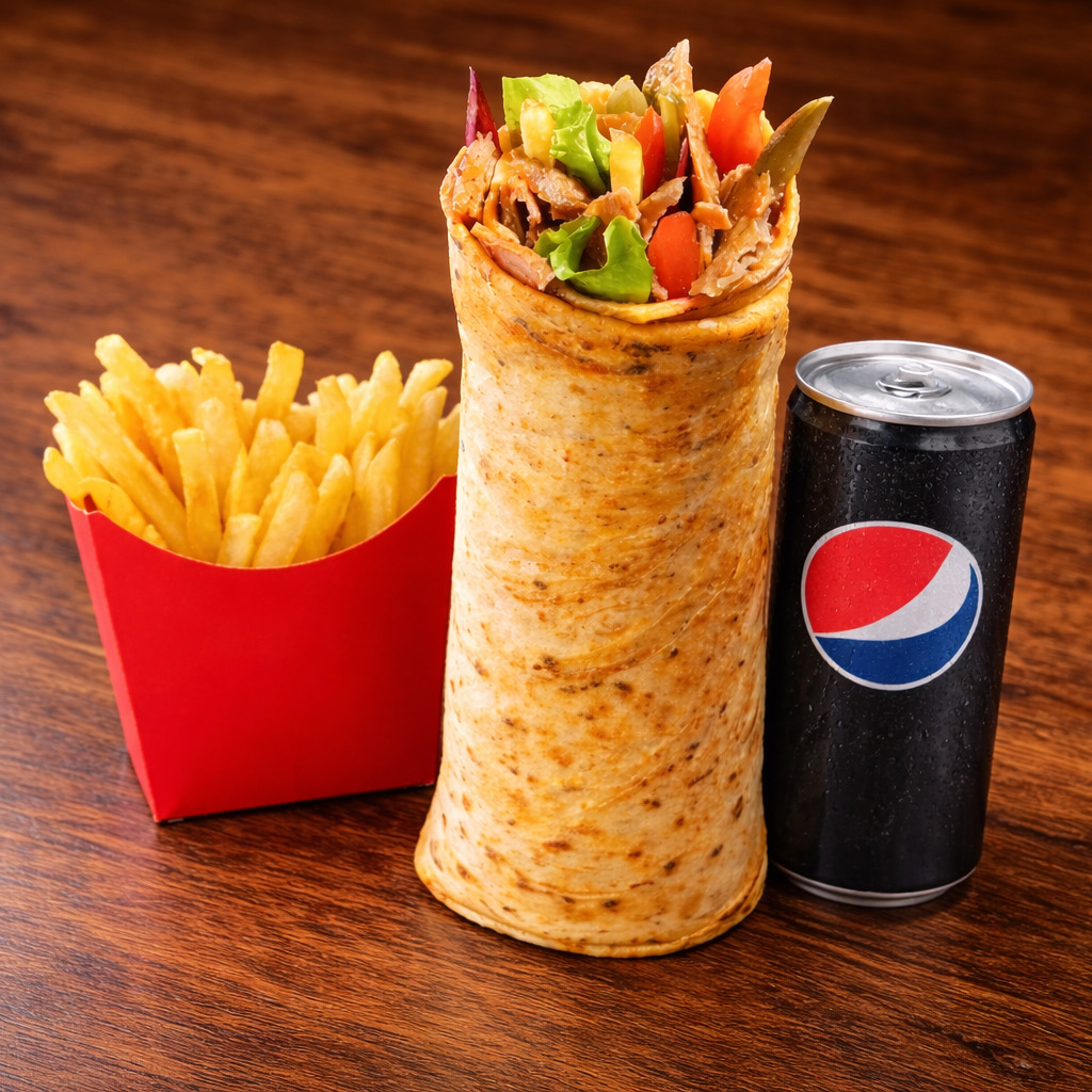 Kolalı Tabu Tavuk Döner Menü