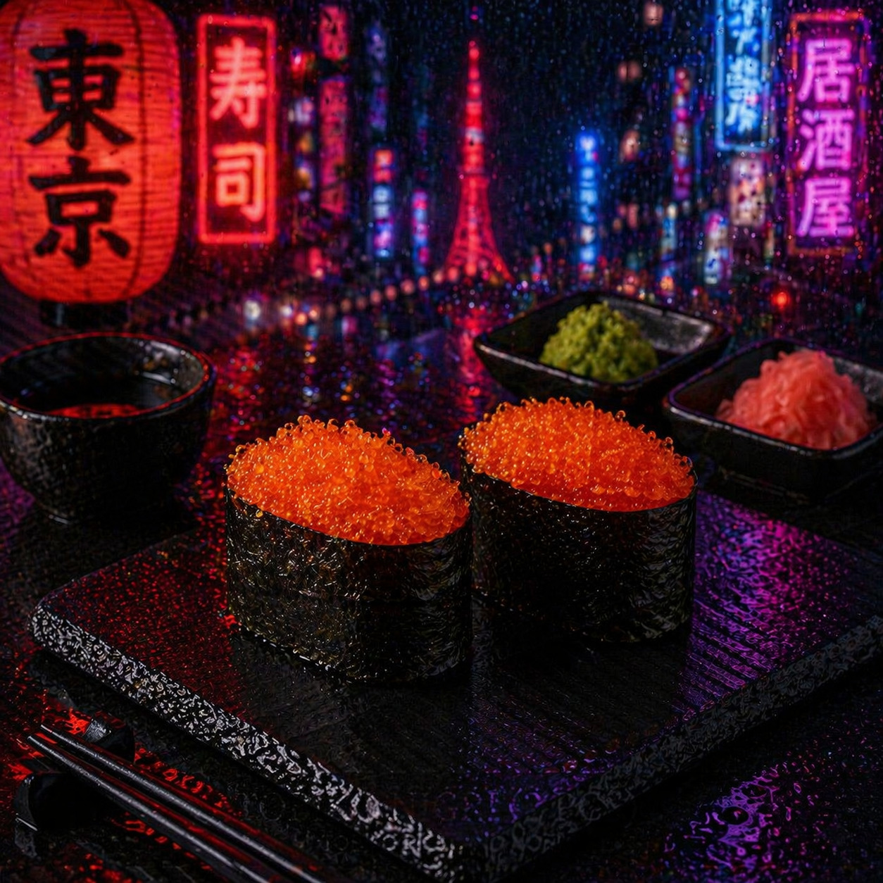 Tobiko Nigiri