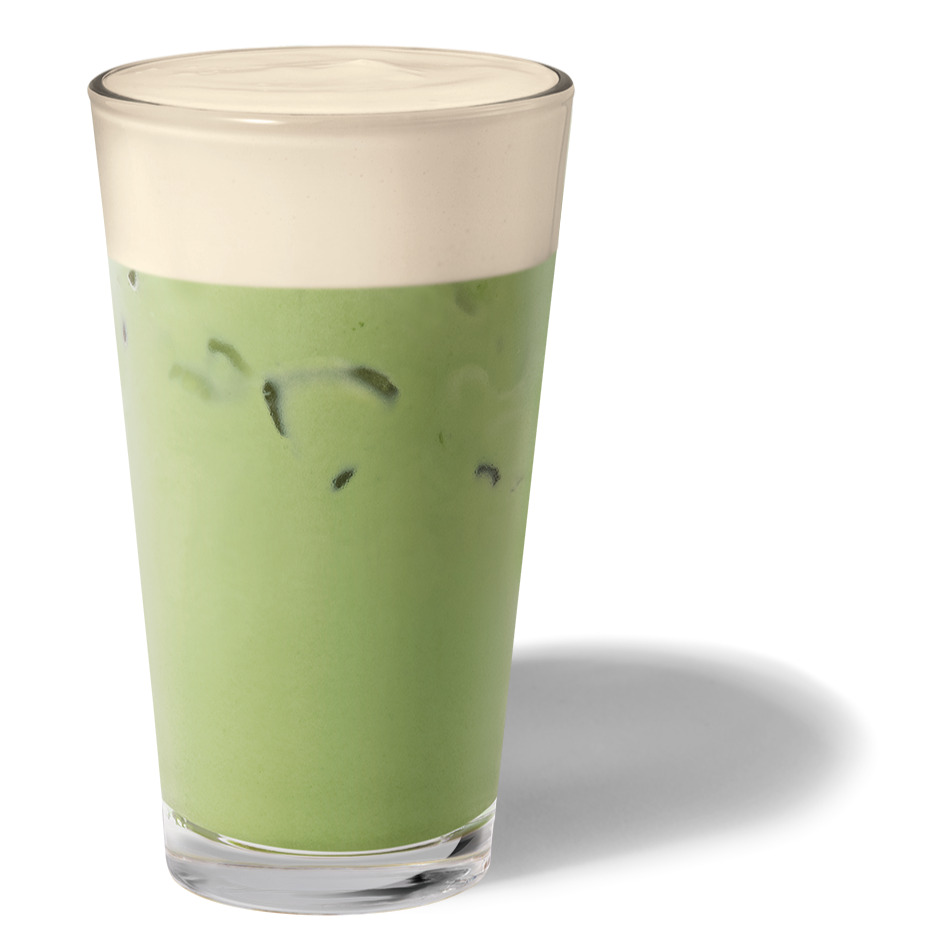 Iced Spanish Cream Matcha Latte