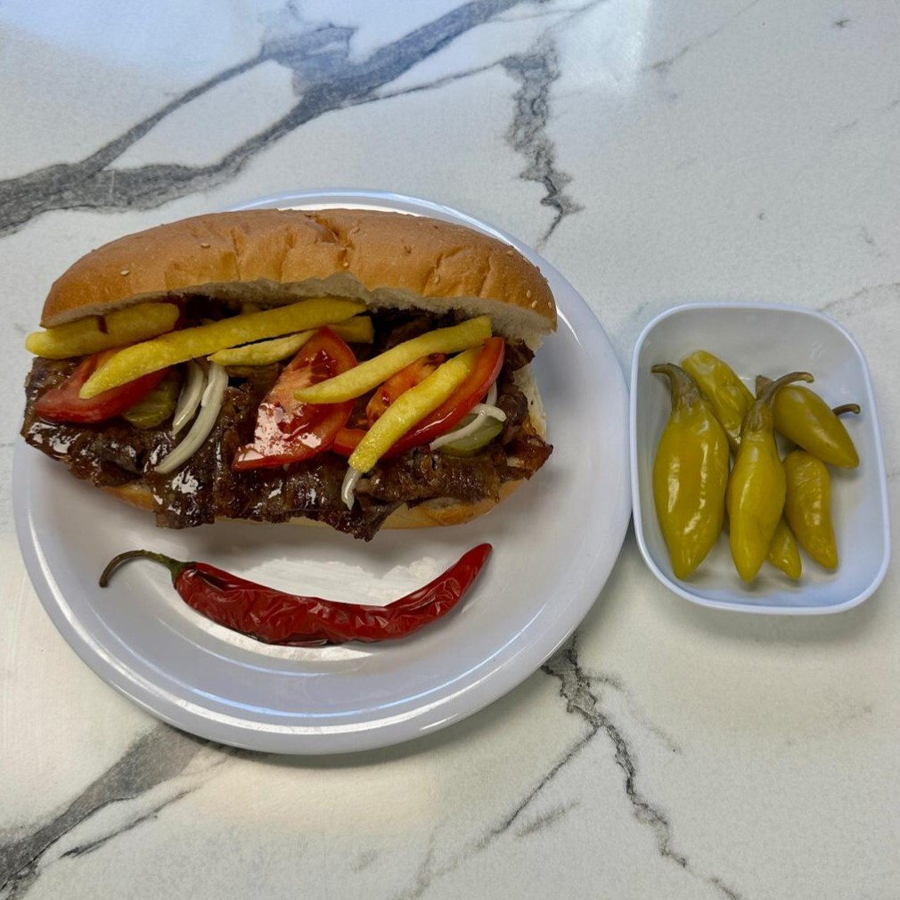 Sütlü Ekmek Arası Yaprak Et Döner ( 150 Gram )