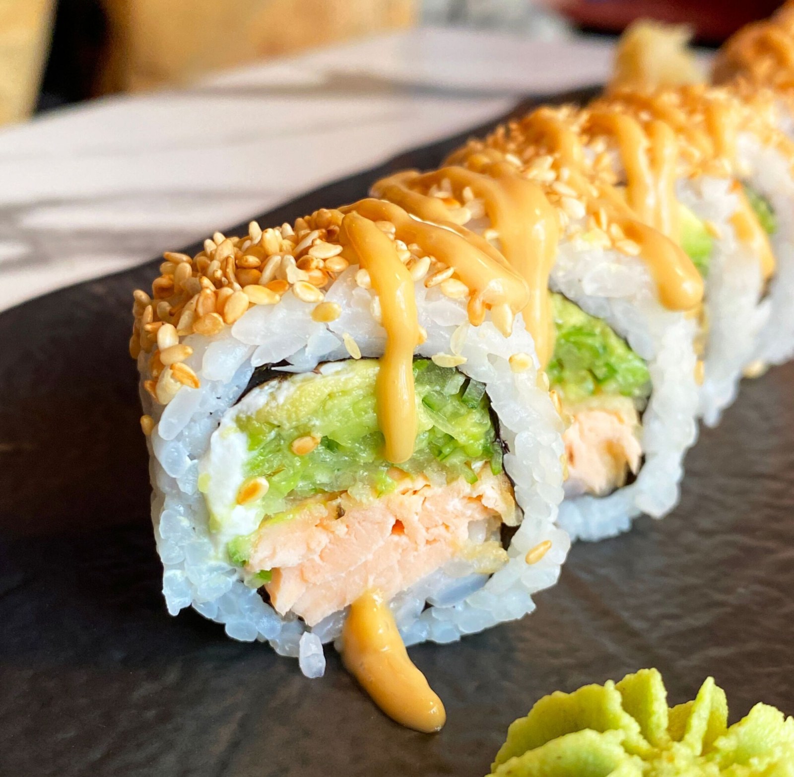 Salmon Teriyaki Roll