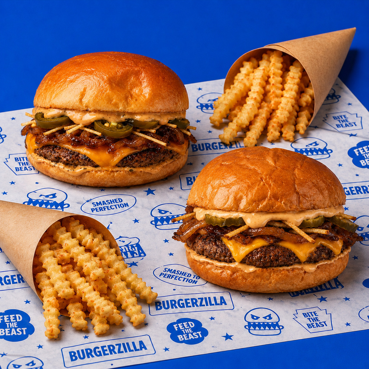 2'li Zilla Burger Menü