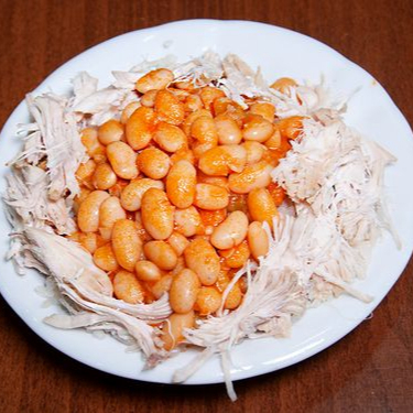 Bi Tavuklu, Kuru Fasulyeli Pilav