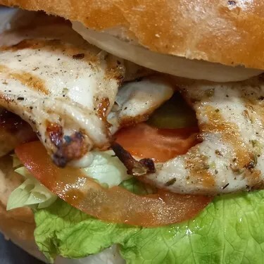 Chicken BBQ Burger Menü