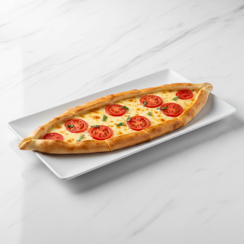 Kaşarlı Domatesli Pide