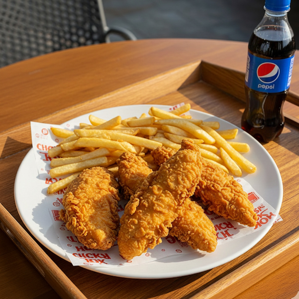 4 Lü tenders Menü ( kemiksiz )