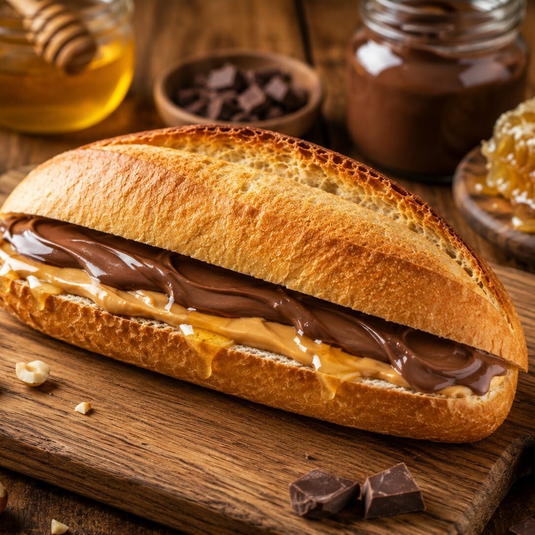 Fındık Kremalı Çikolata Sandviç
