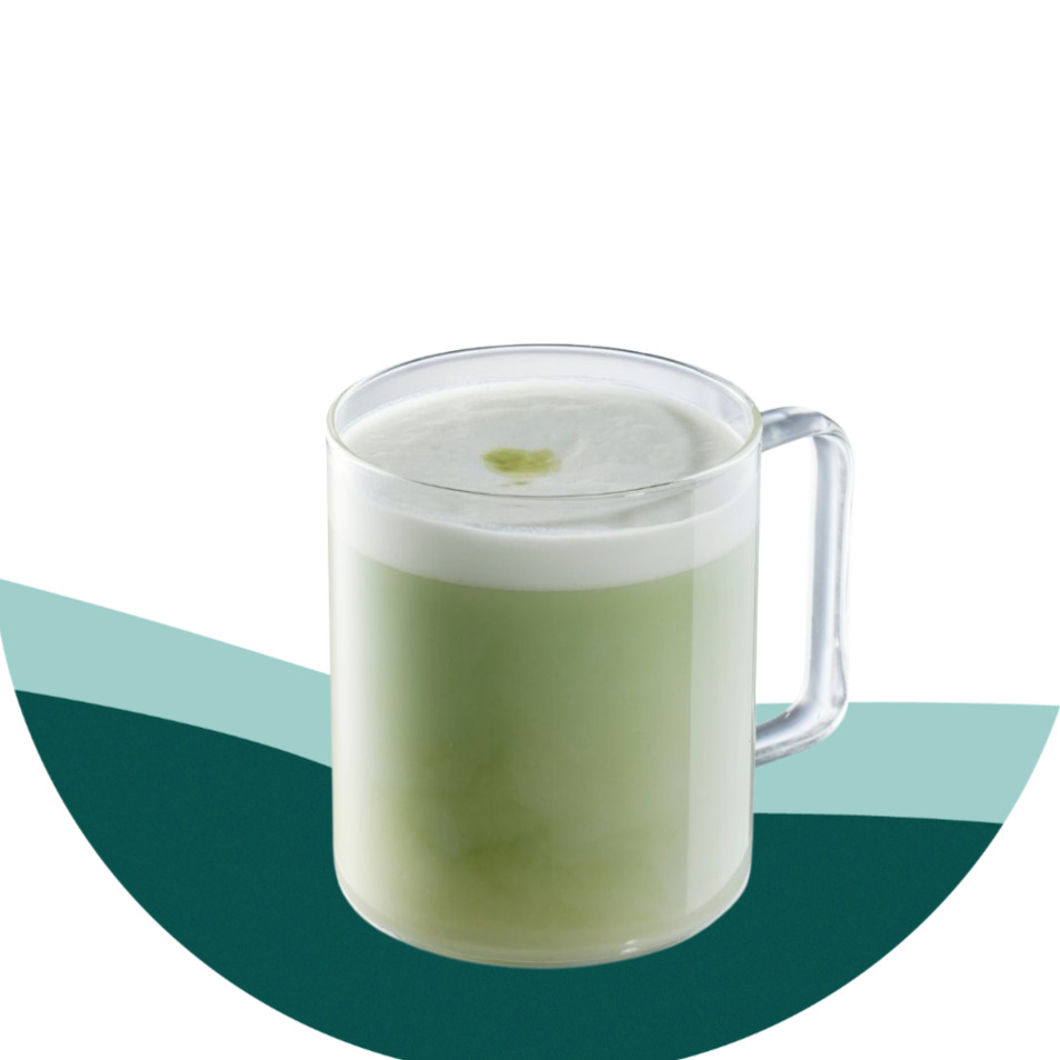 Raspberry Matcha Latte