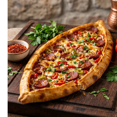 Sucuklu Pide