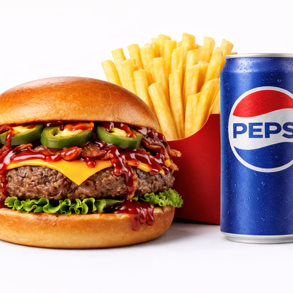 Mr Meksika Ateşi Burger Menu