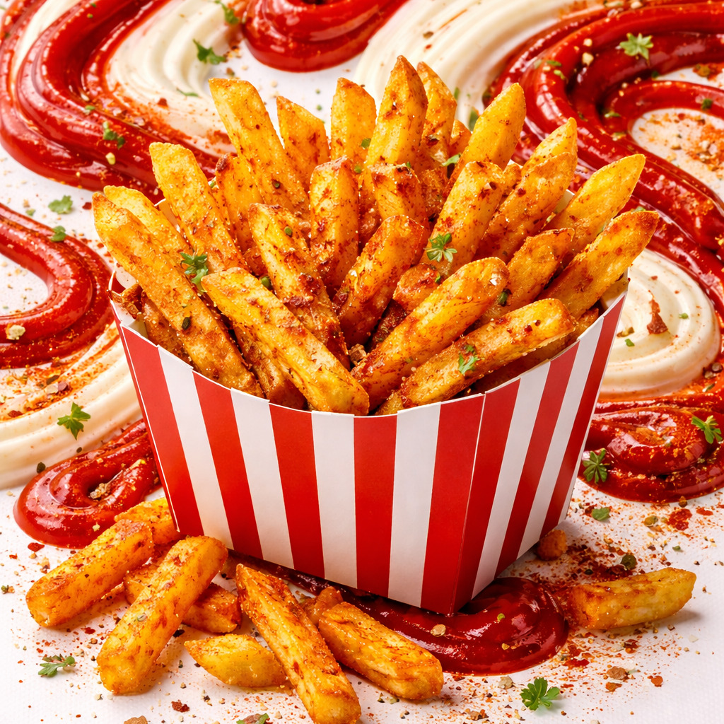 Patates Kızartması Büyük Baharatlı