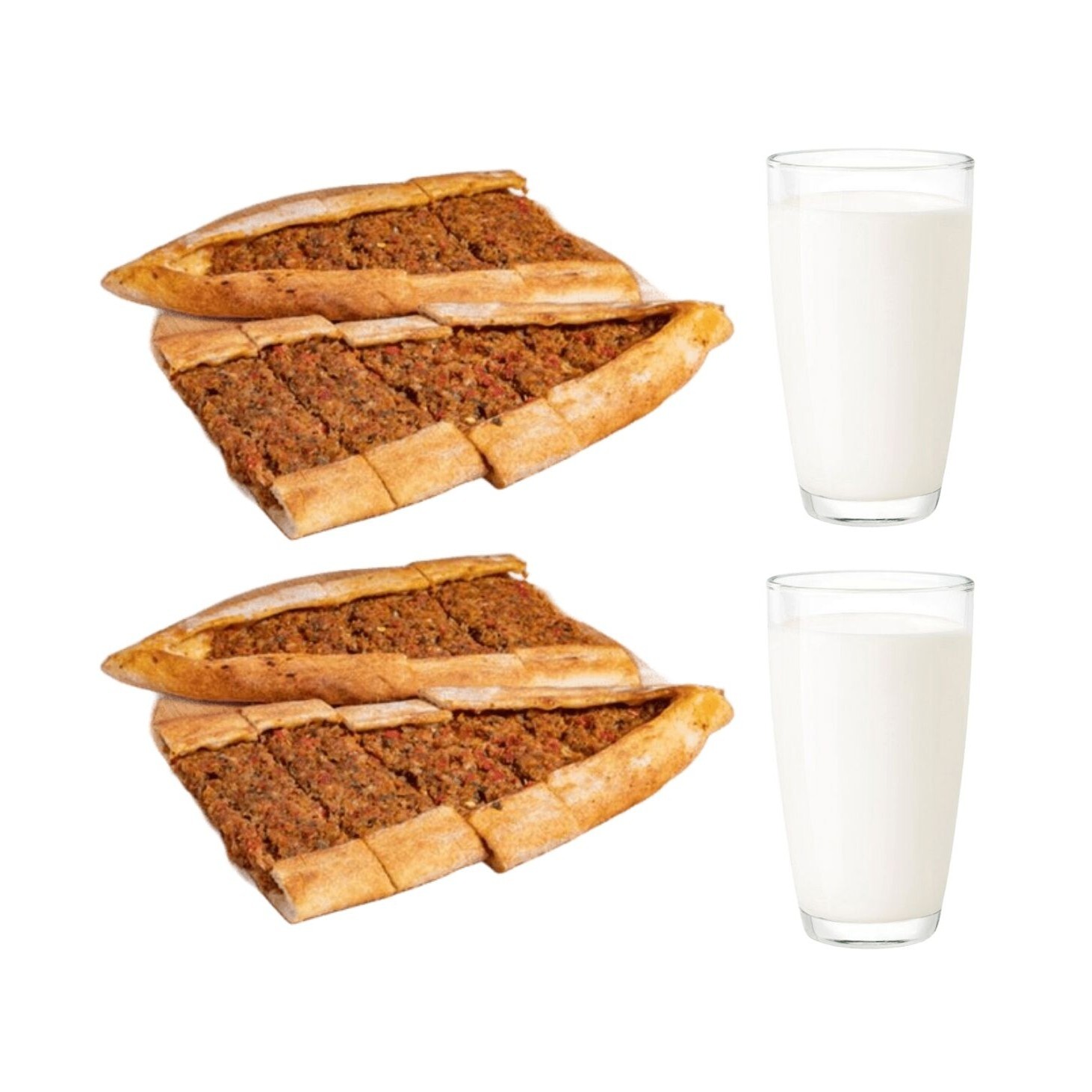 2 'Li Kıymalı Pide Menü