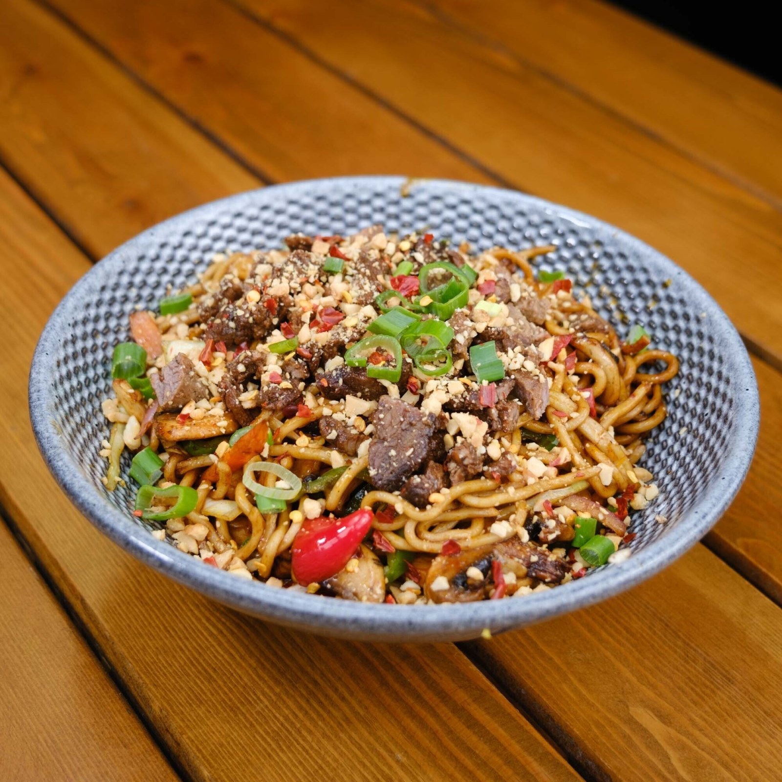Dan Dan Noodle (Chinese Sichuan Recipe) Orta Acılı