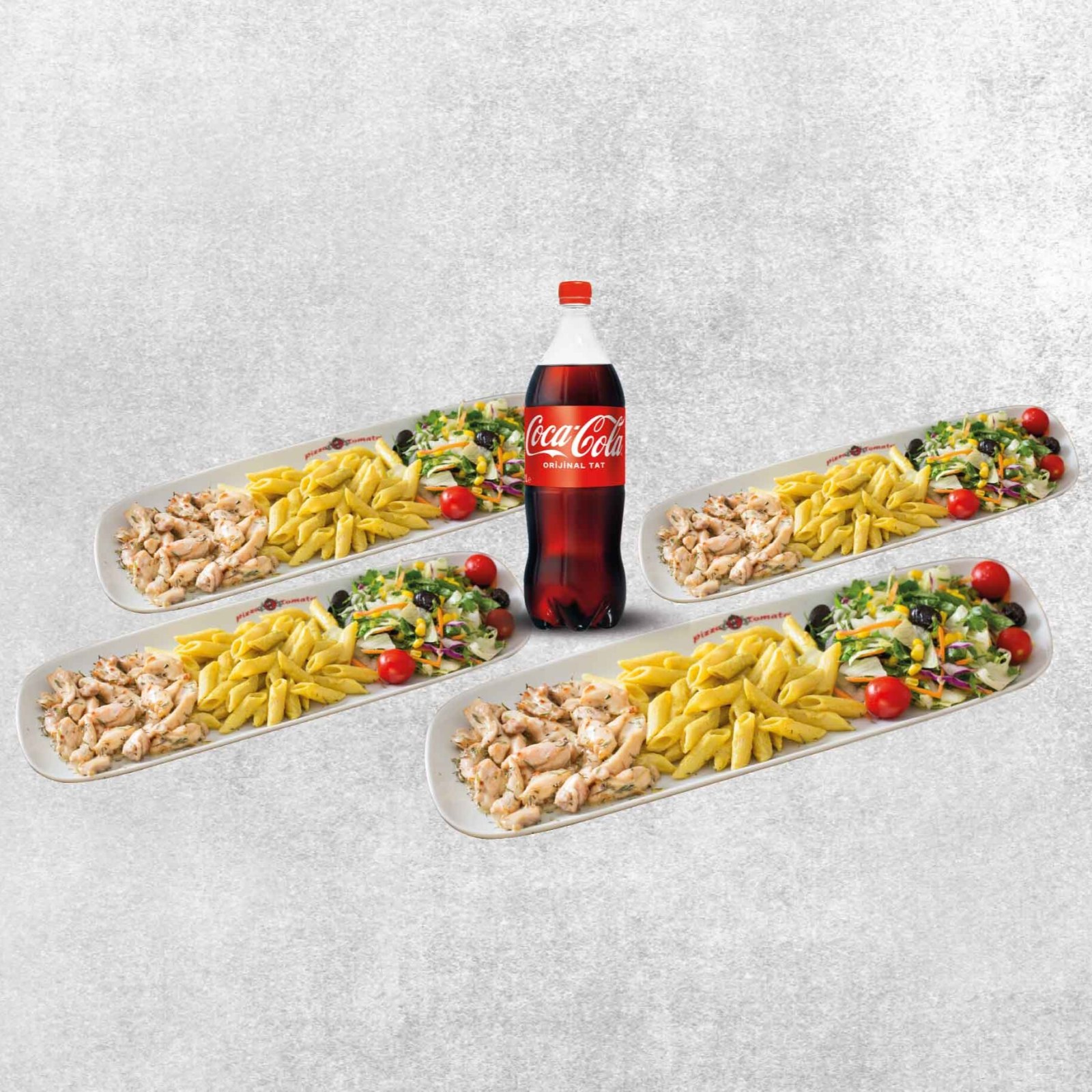 Uber Eats'e Özel Dörtlü Chicken King Menü