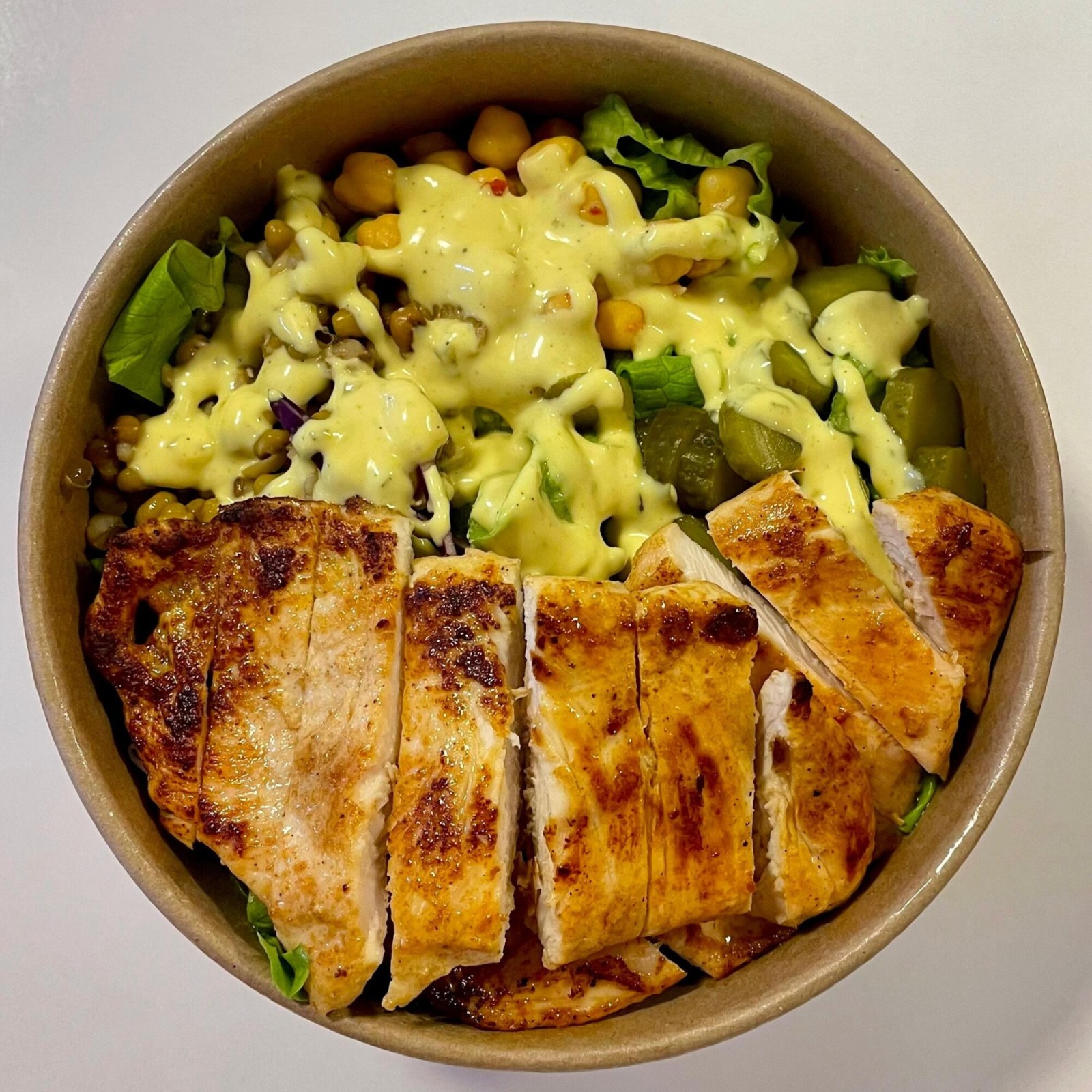 Makarnalı Tavuk Bowl
