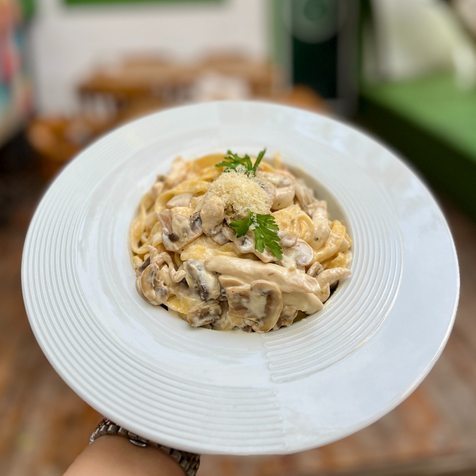 Fettucine Mantar & Tavuk (290 gr.)