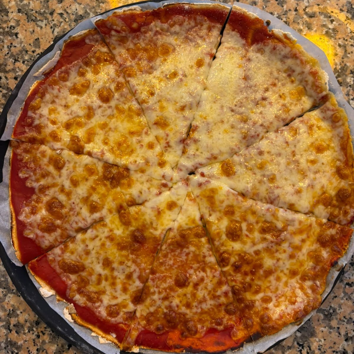Glutensiz Margherita İtalyan İnce hamur Pizza (Orta) Glutenfree pizza