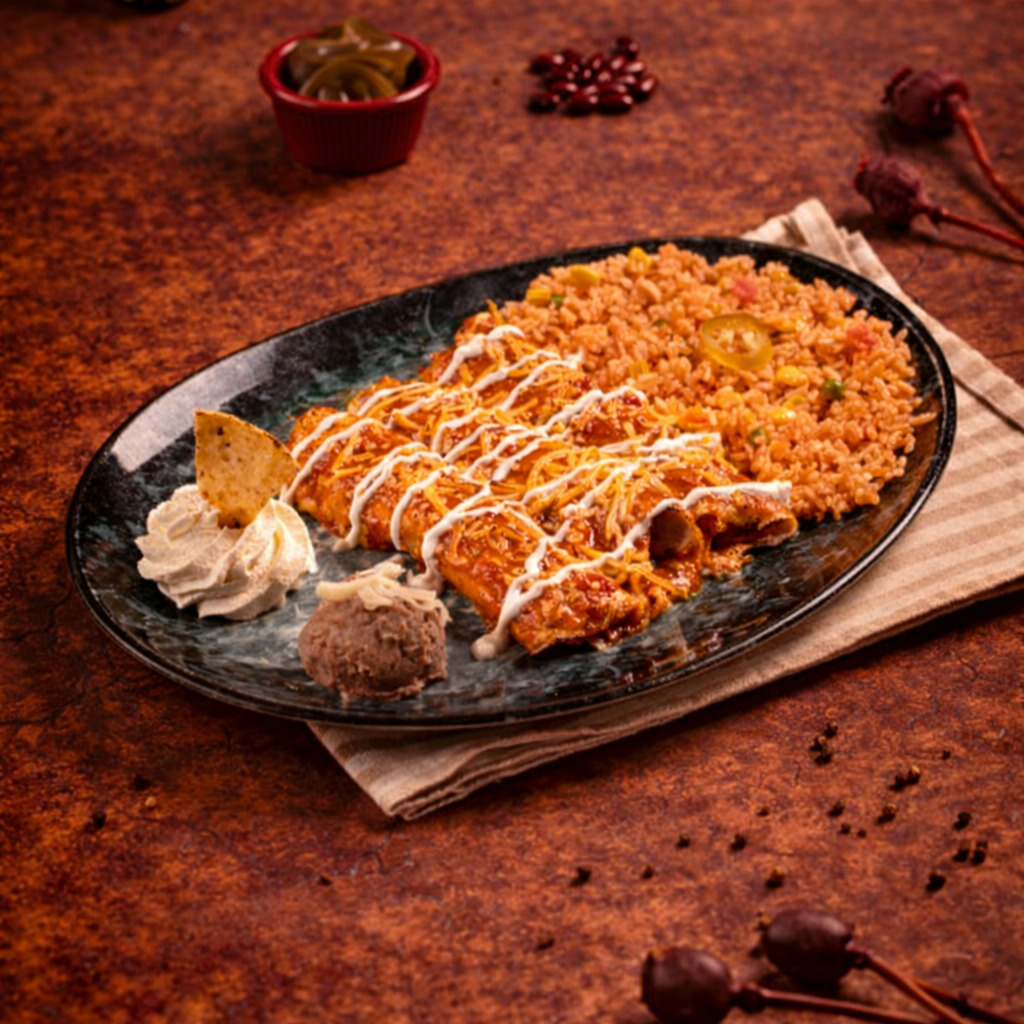 Enchiladas Chilangas Tavuk Acısız