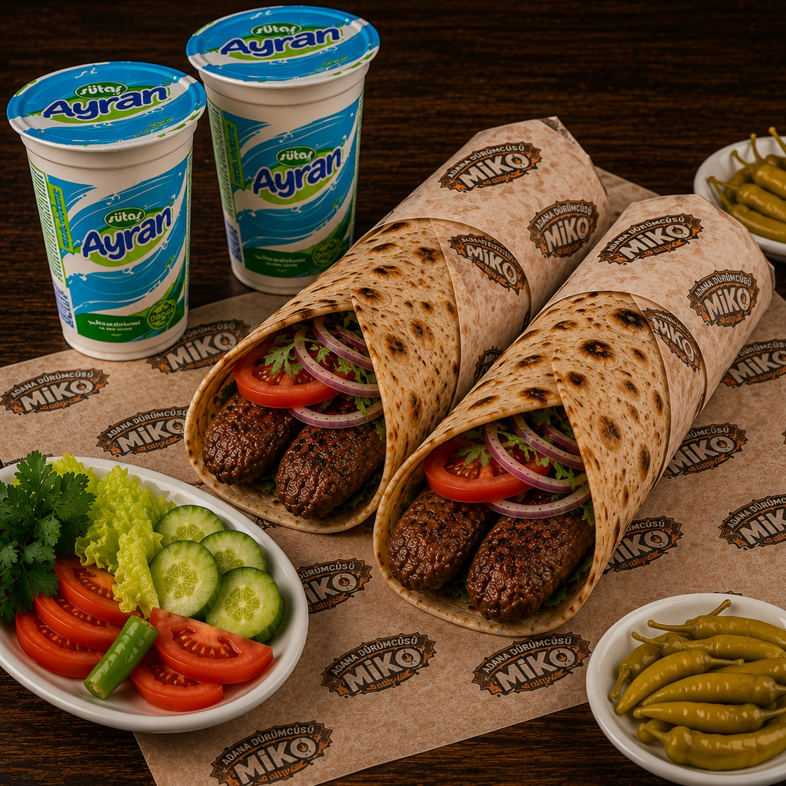2 Köfte Dürüm + 2 Ayran