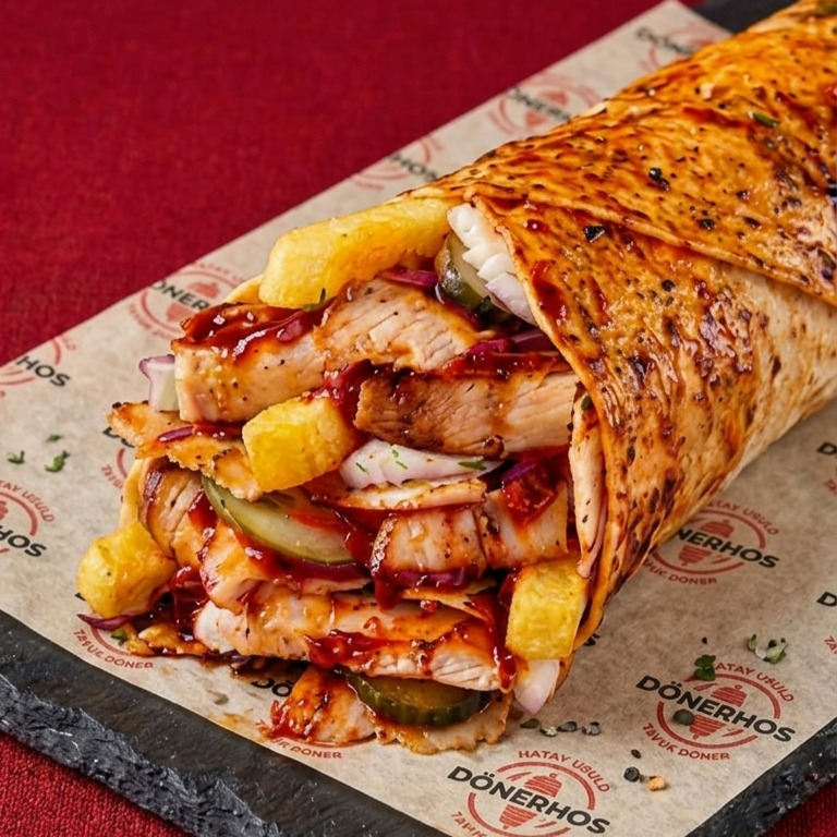 Tavuk Döner Medium Dürüm Menü