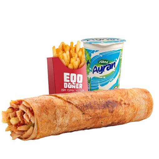 Tavuk Döner Dürüm (Small) Menü