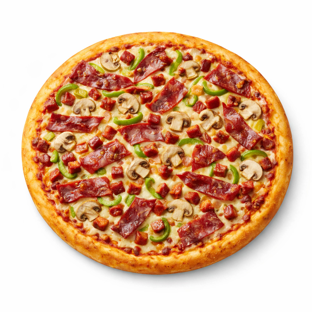Jumbo Pastırmalı Pizza (Orta)