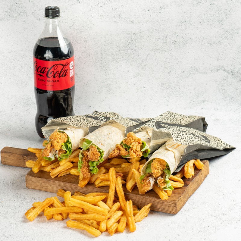 4'lü Çıtır Dürüm Menü (3027,8 KCal)
