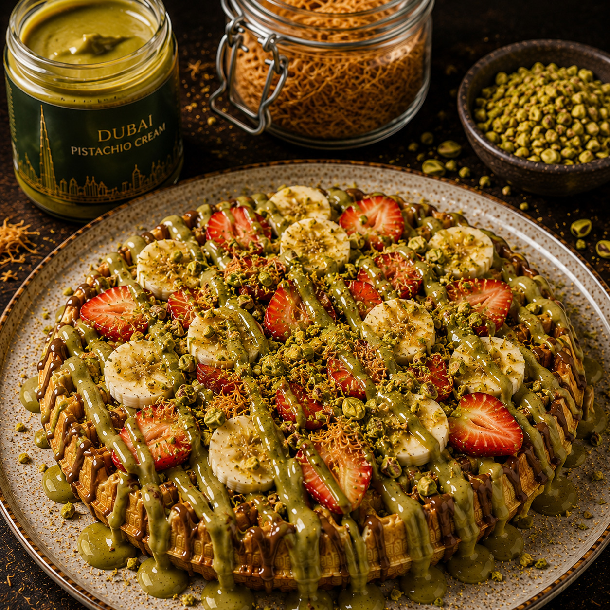 Dubai Waffle
