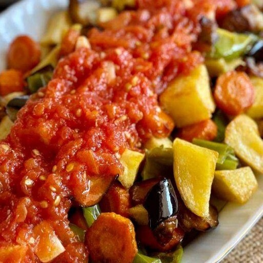 Karışık Domates Soslu Kızartma 250gr