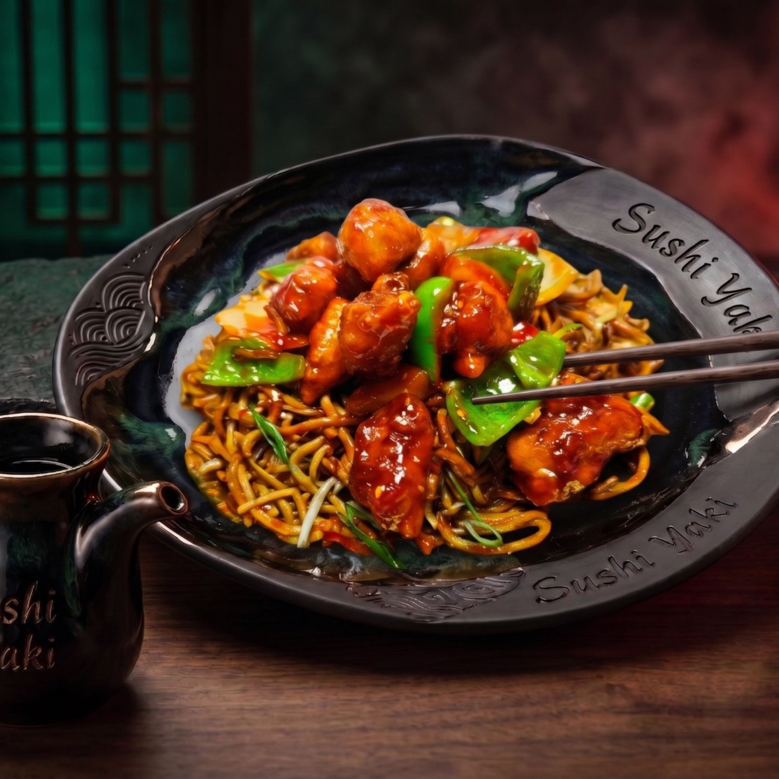 124- Sushi Yaki Noodle Üstü Lezzet