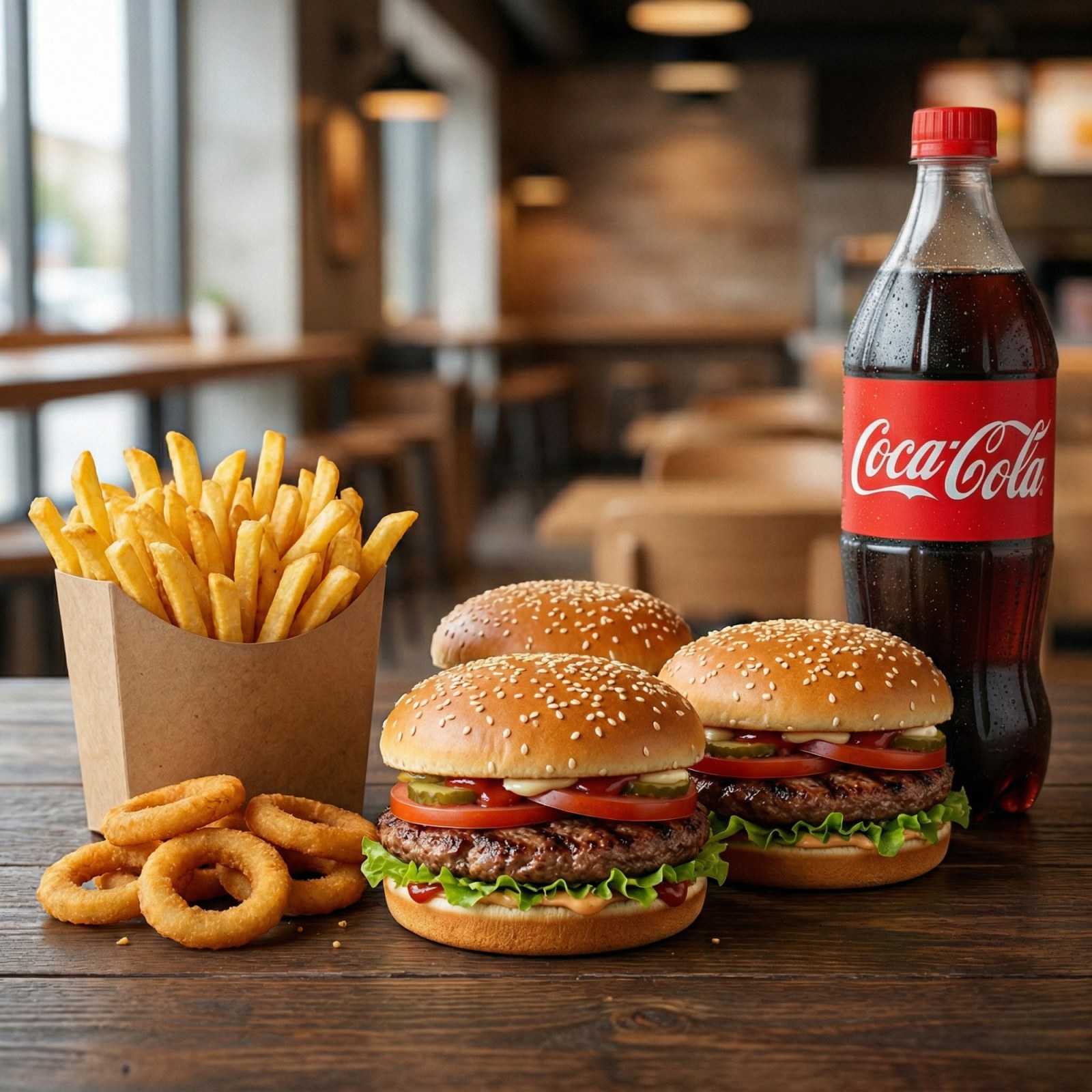 3'lü Canburger Menü -Triple Canburger Menu