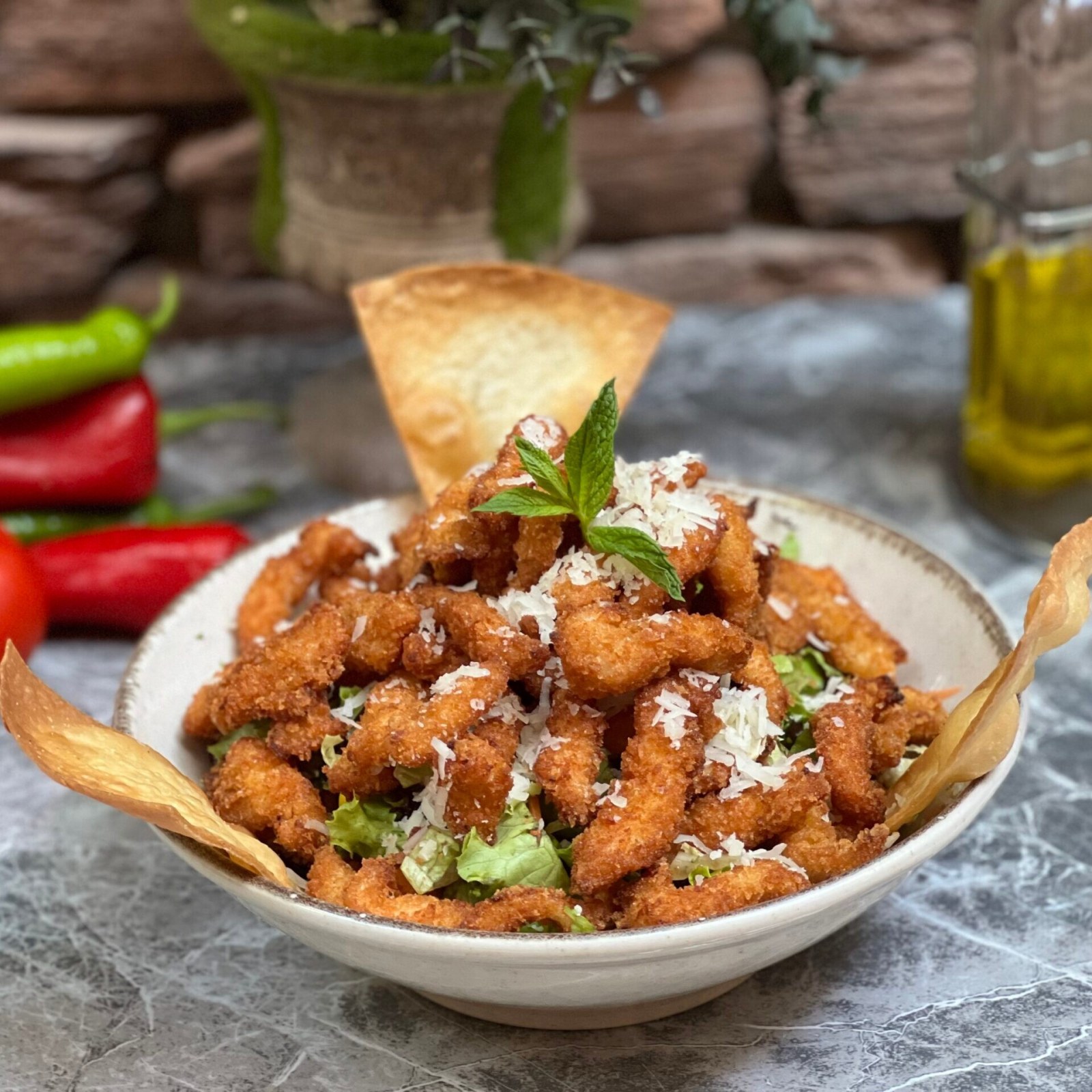 Cajun Chicken Salata