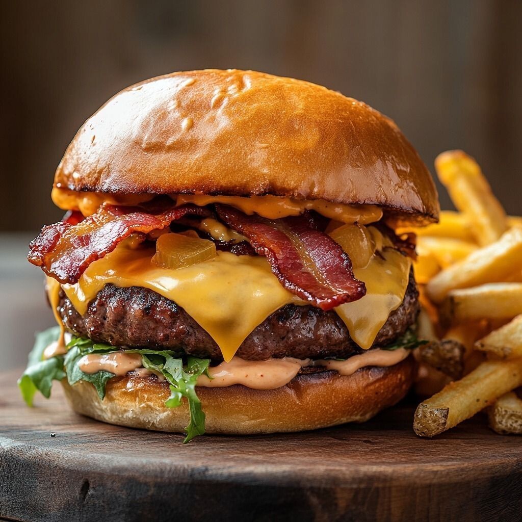 Love Alarm Fire Burger Menü