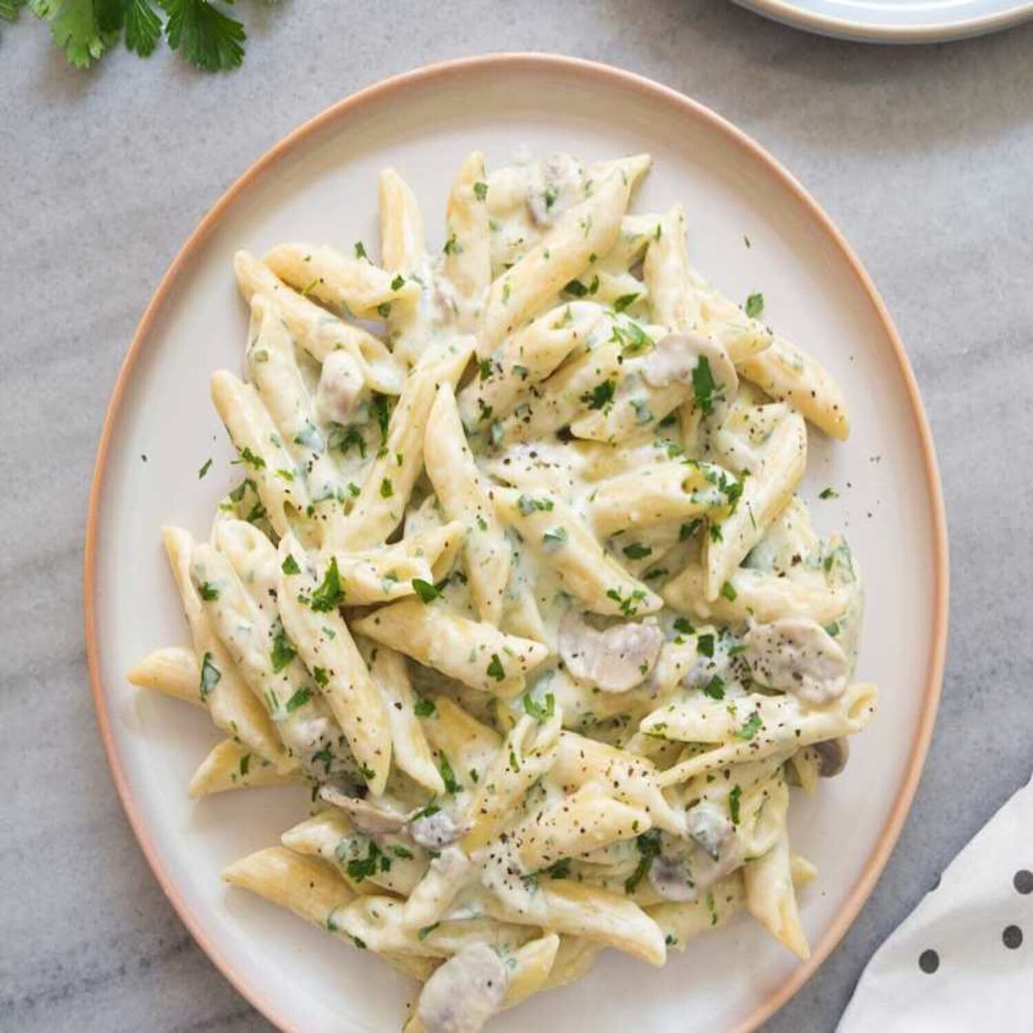 Kremalı Mantarlı Penne Makarna (500)