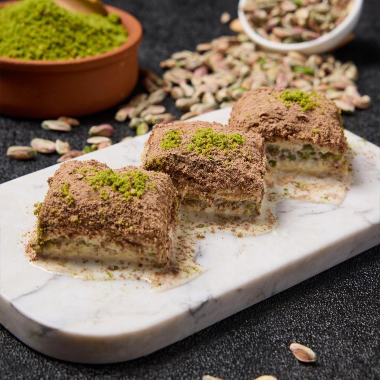 Soğuk Baklava Fıstıklı