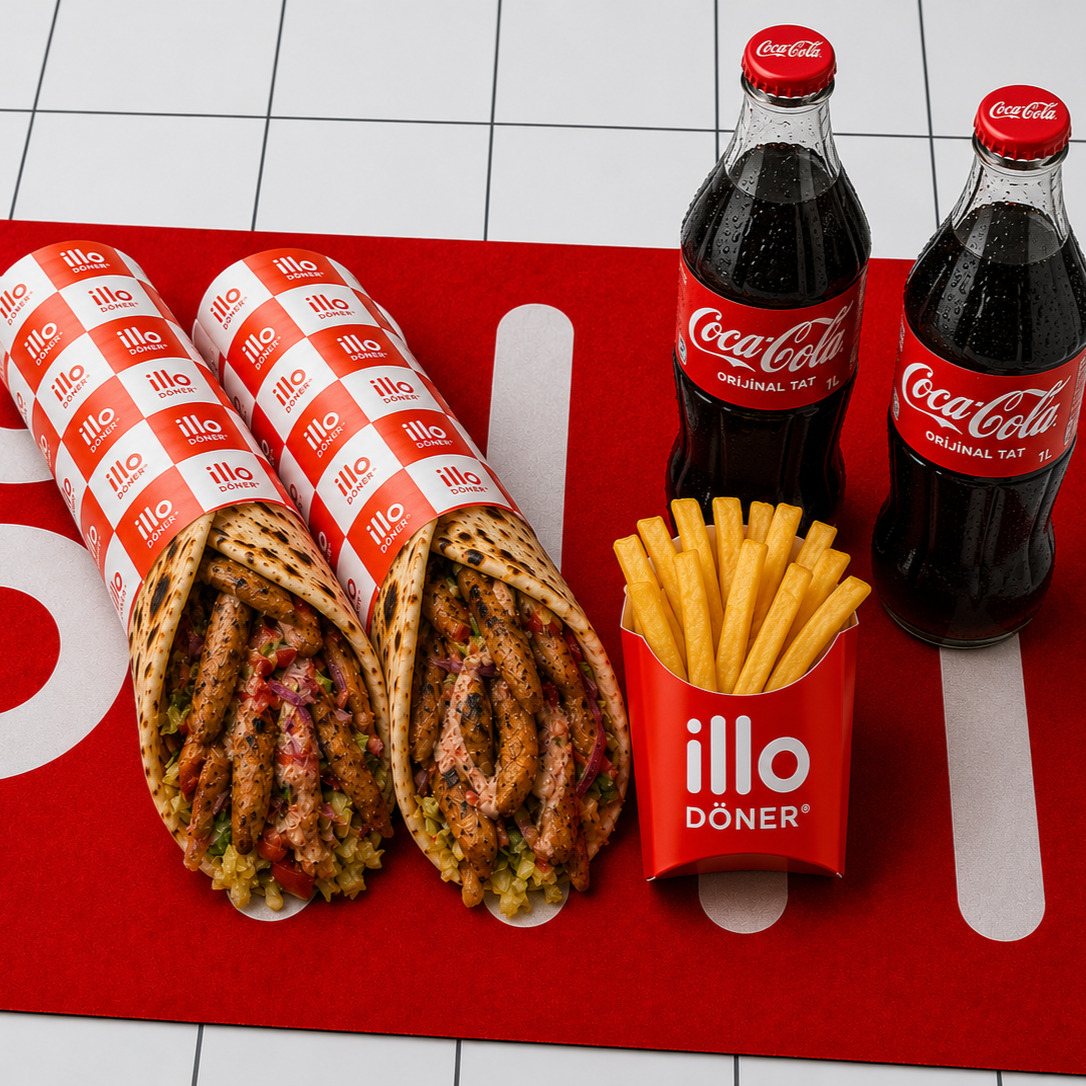 2 Tavuk Dürüm & 1 Patates Kızarması & 2 Kola