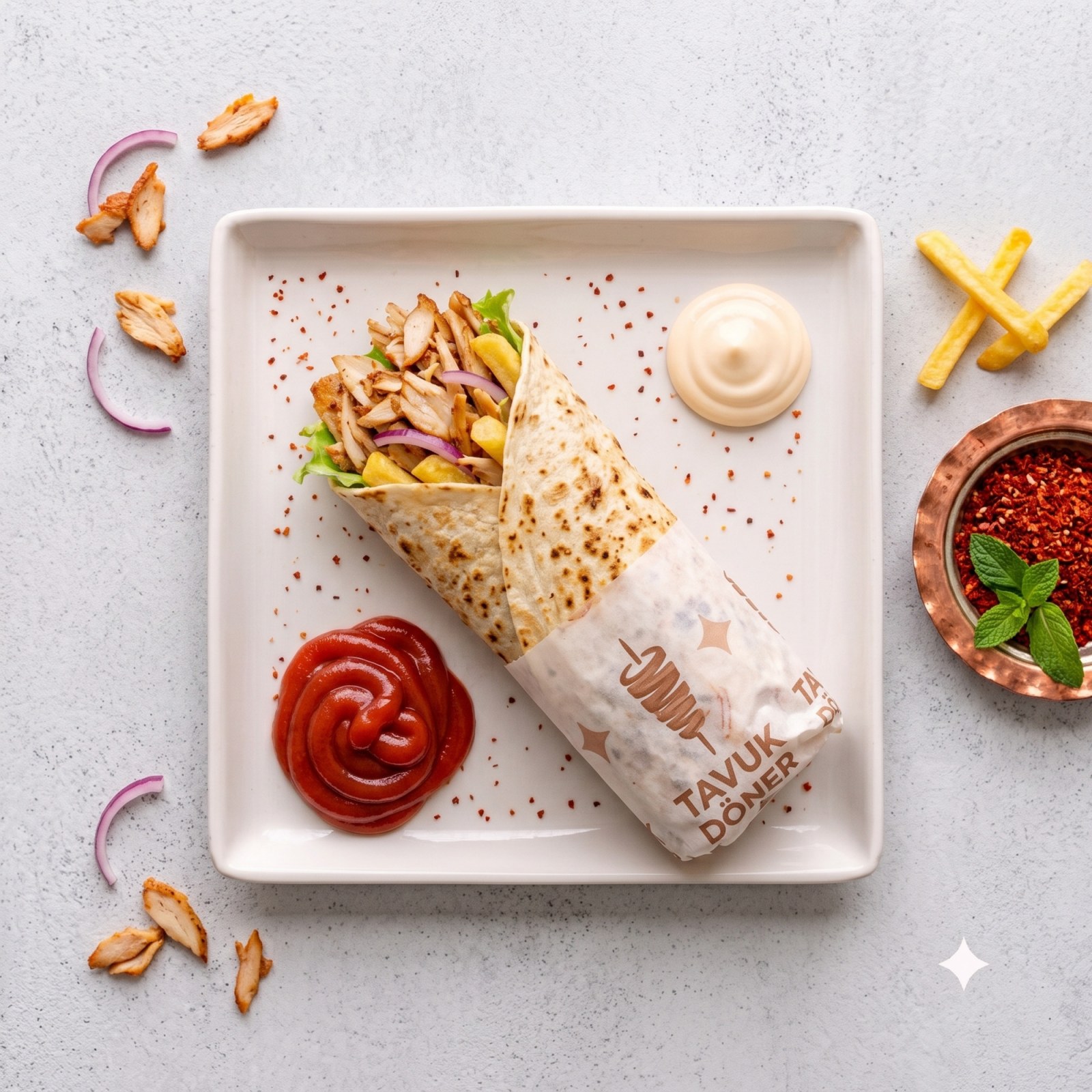 Anlık Döner Zurna Dürüm tavuk