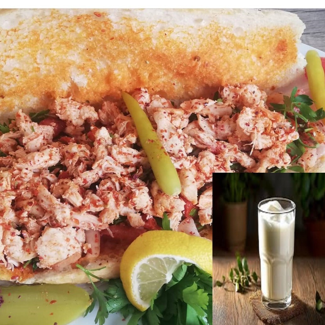 Tavuk Tantuni Dürüm &Ayran (17.5cl)