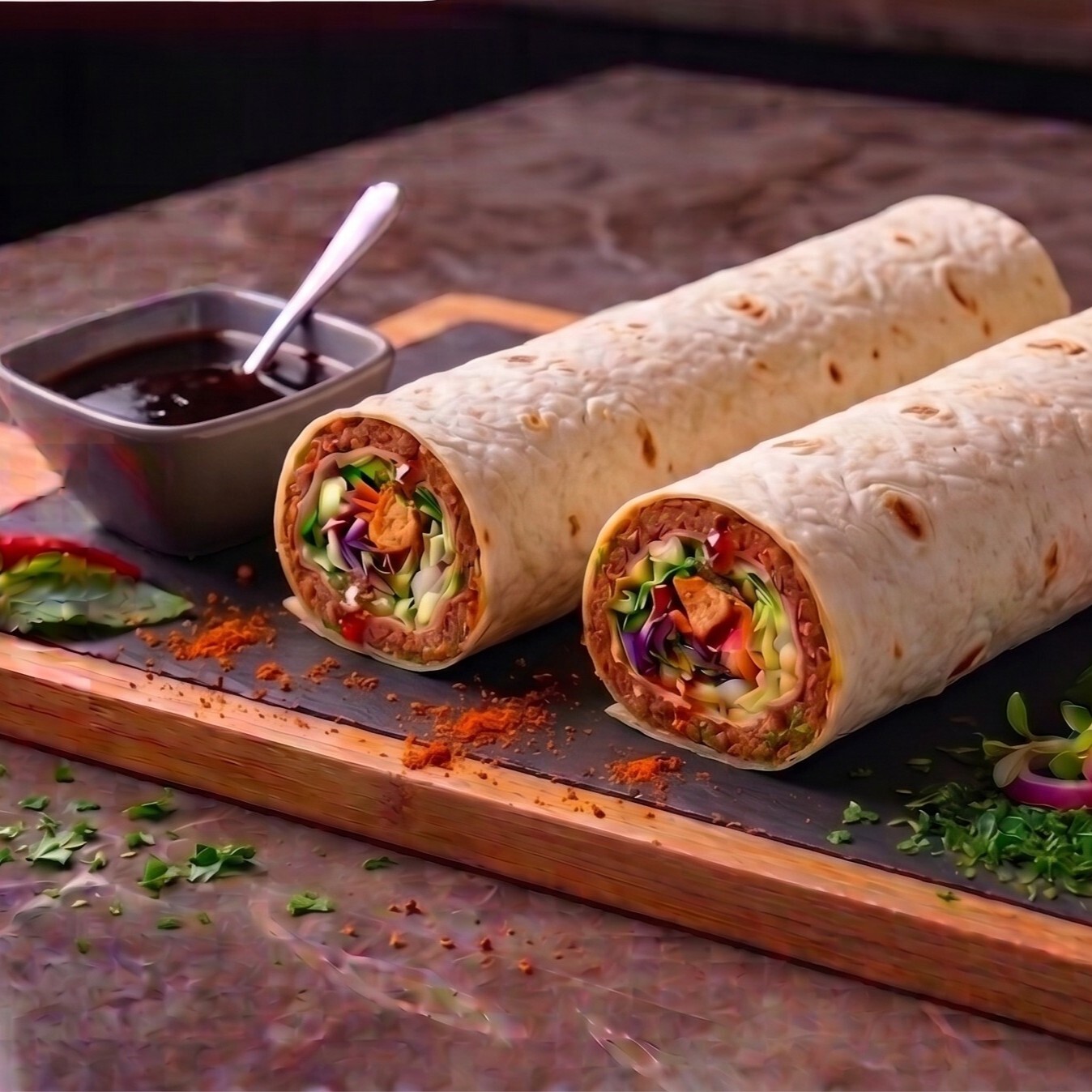 Double Çiğköfte Dürüm (150 gr)
