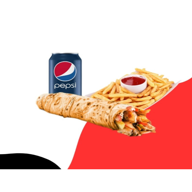 Meksika Dürüm + Patates + kola