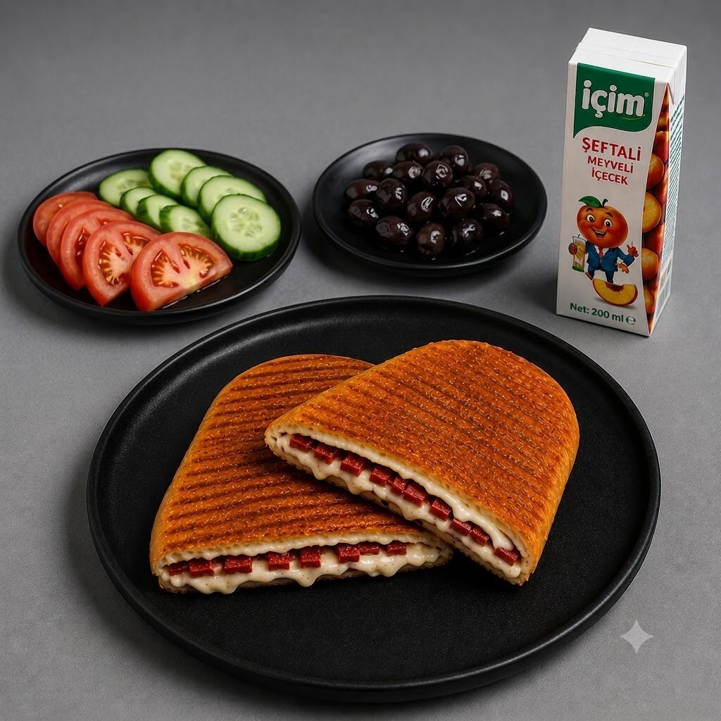 Yumurtasız Atom Tost Menü