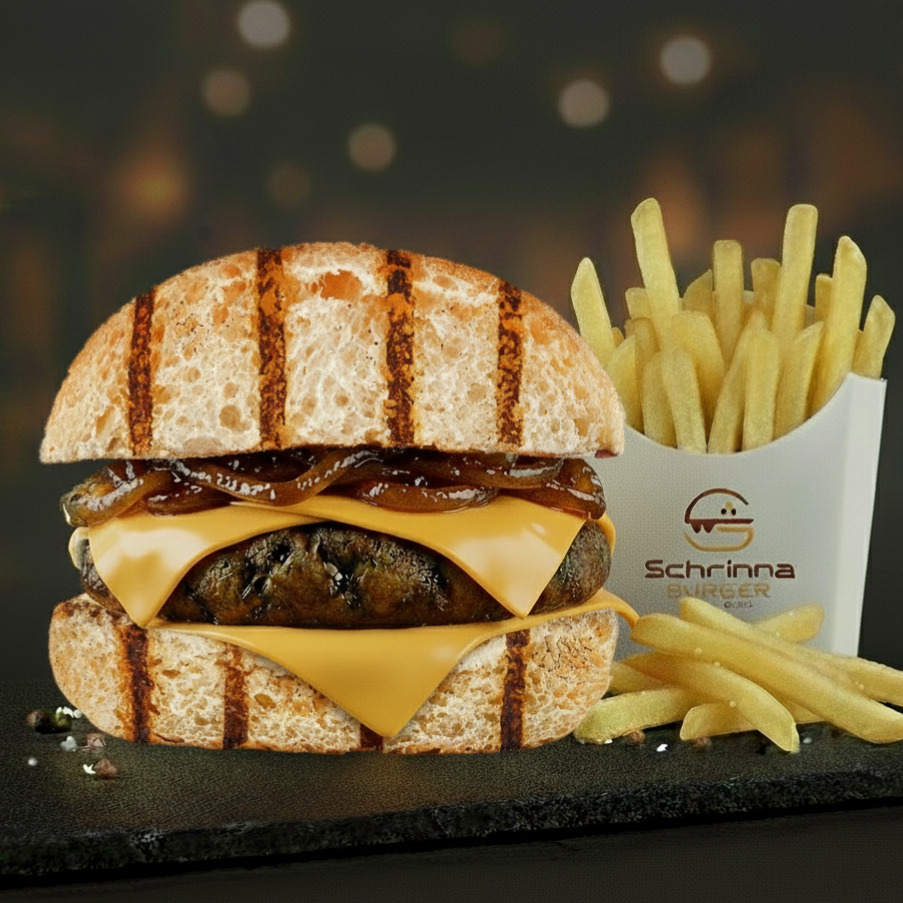 Steak Burger (medium) & Patates Kızartması Menü
