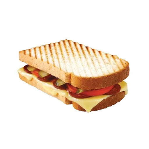 Salamlı Kaşarlı Kare Tost