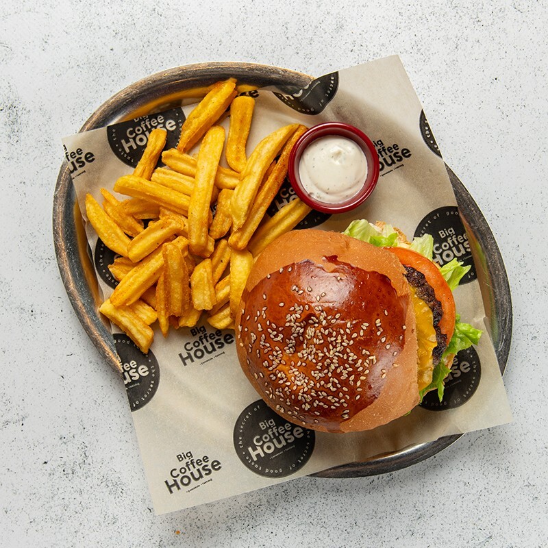 New York Burger (983,3 KCal)