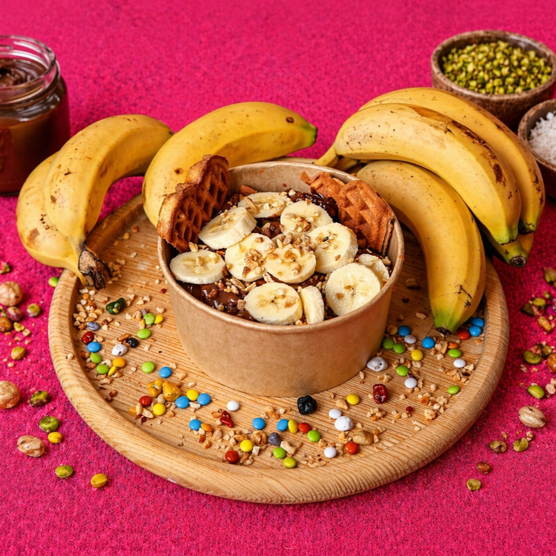 Bol Muzlu Waffle Bowl