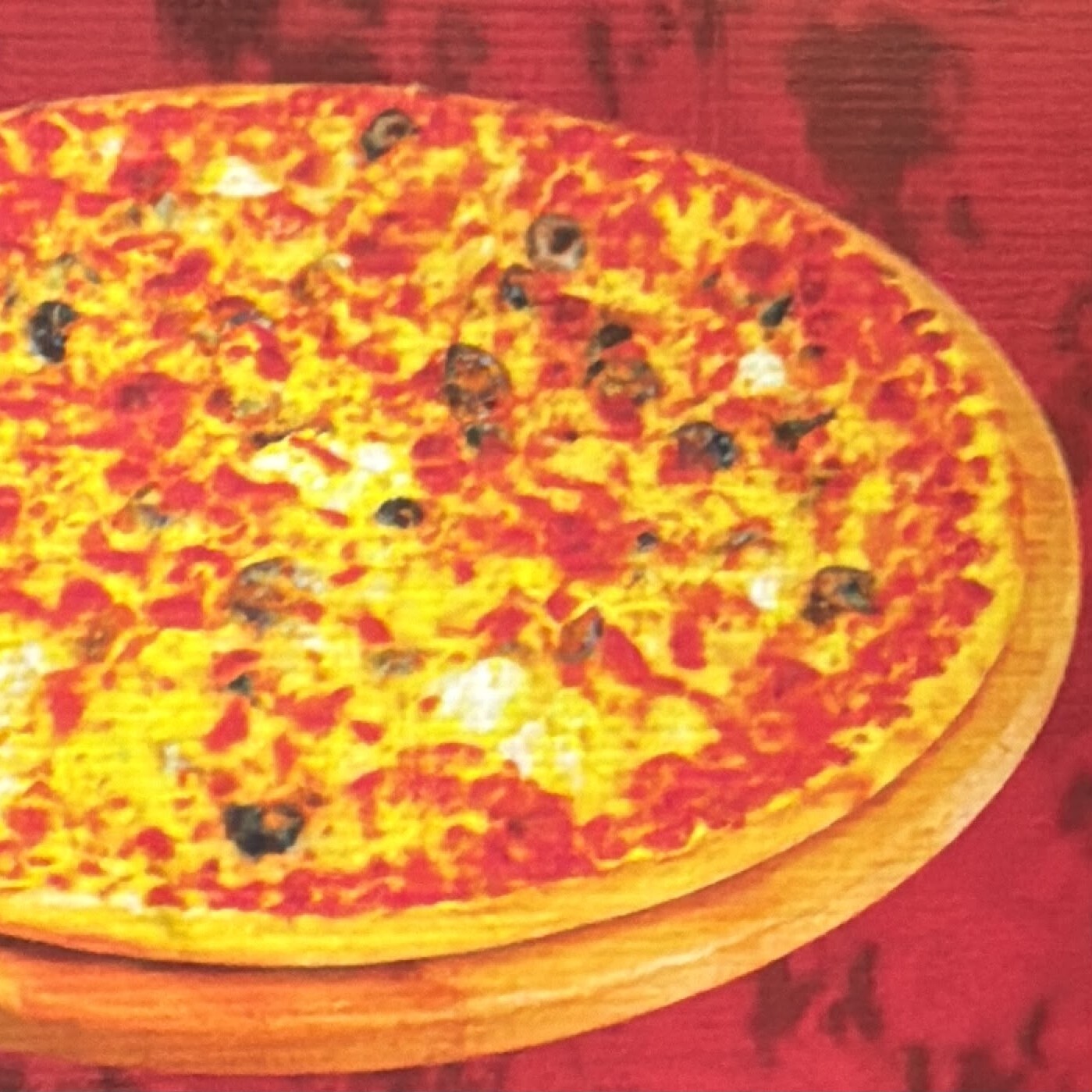 tavuklu pizza büyük boy