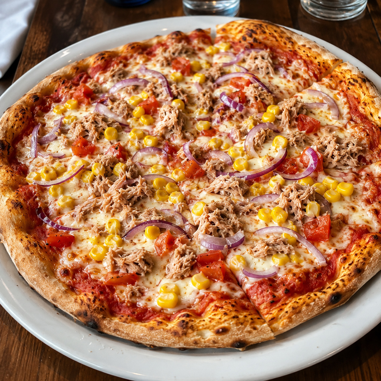 Ton Balıklı Pizza