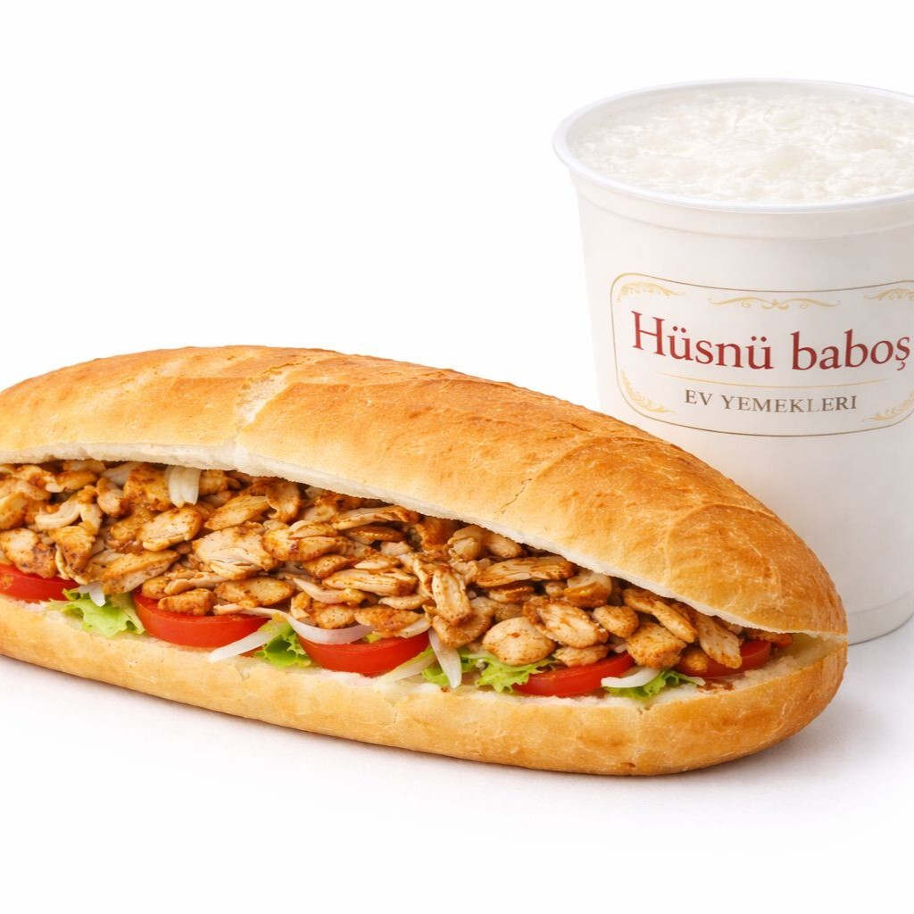 Tam Tavuk Döner Ayran Menü